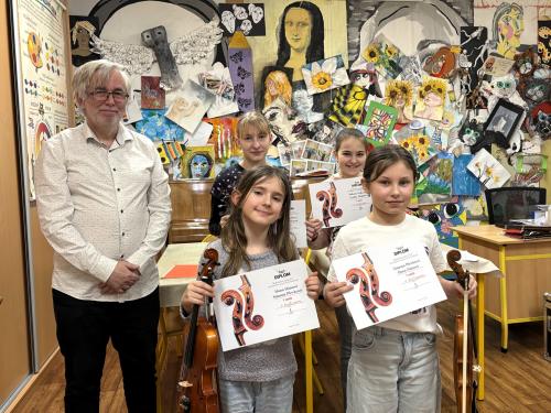 Školní kolo soutěže v komorní hře smyčcových nástrojů